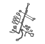 61126900745 - Body: Wire Harness for BMW: 740i, 740iL, 750iL Image