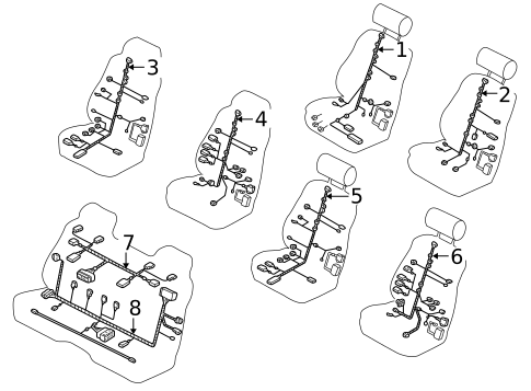 Wiring Harness for 2001 BMW 740iL #0