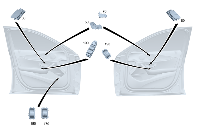 1679057502 - Electrical System: Switch Block for Mercedes-Benz: GLE350, GLE580 Image image