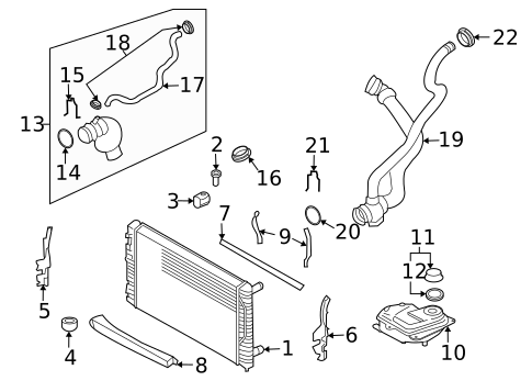 Hoses & Pipes for 2007 Audi A4 Quattro #0