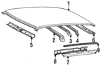 MB343173 - Body: Roof Panel for Dodge: Colt Image