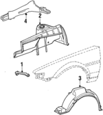 1984-1987 Toyota Corolla - Side Member
