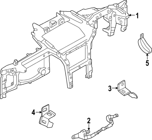 Instrument Panel Components for 2022 Land Rover Range Rover #0