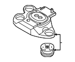 8W0614235F - Electrical: Mount Bracket for Audi Image