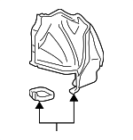 6472175030 - Body: Side Trim Panel for Lexus: HS250h Image