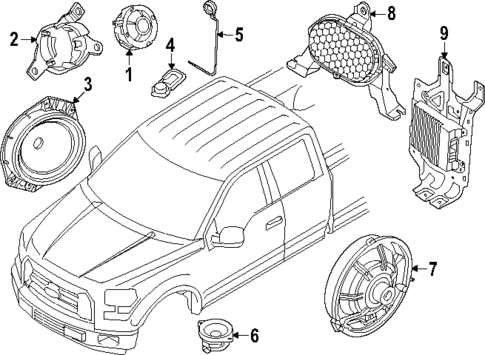 Antenna & Radio for 2025 Ford F-150 #1