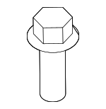 11516845 - Body: Bumper Extension Bolt for GM Image