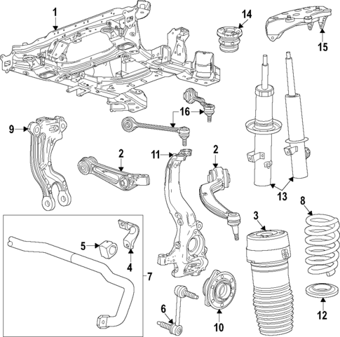 Suspension Components for 2024 Acura ZDX #0