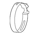 LF5013736 - Engine: Air Hose Clamp for Mazda Image