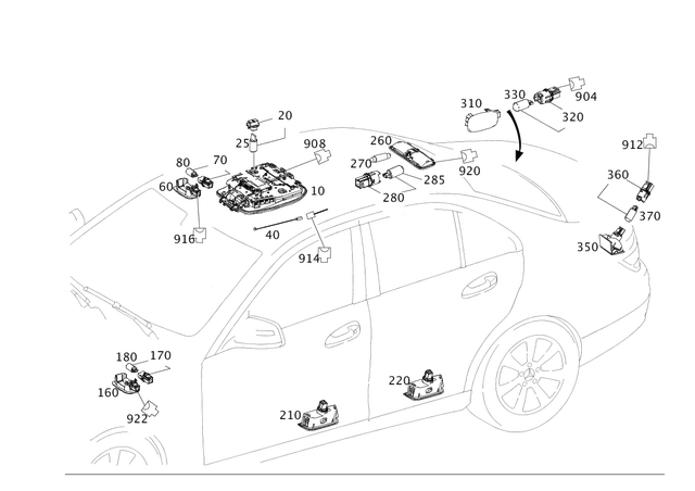 375455928 - Electrical System: Plug for Mercedes-Benz Image image