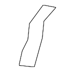 G62901PAMA - Body: Aperture Panel Bracket for Nissan: NV1500, NV2500, NV3500 Image