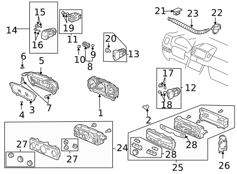 Controls for 2004 Honda Pilot #0