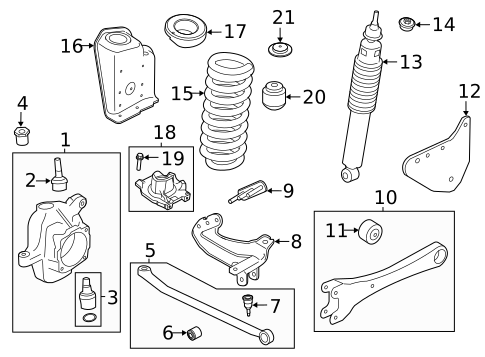 Suspension Components for 2018 Ford F-350 Super Duty #1