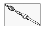 C91009AA0JNW - : Value Advantage™ CV AXLE FR RH for Nissan: Sentra Image