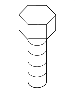 9YA021102A - Electrical: Belt &amp; Retractor Mount Bolt for Mazda: 2, 3, 5, 6, CX-3, CX-30, CX-5, CX-50, CX-70, CX-9, MX-30 EV Image
