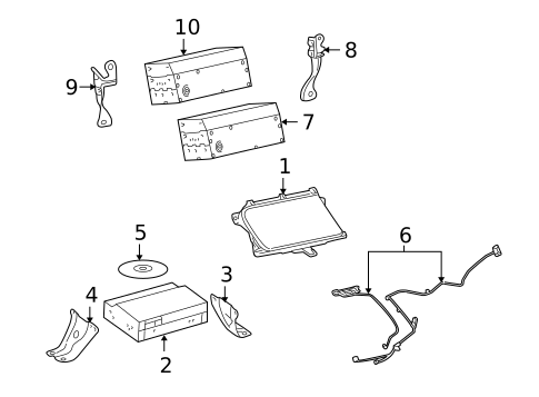 Navigation System for 2012 Lexus RX450h #0