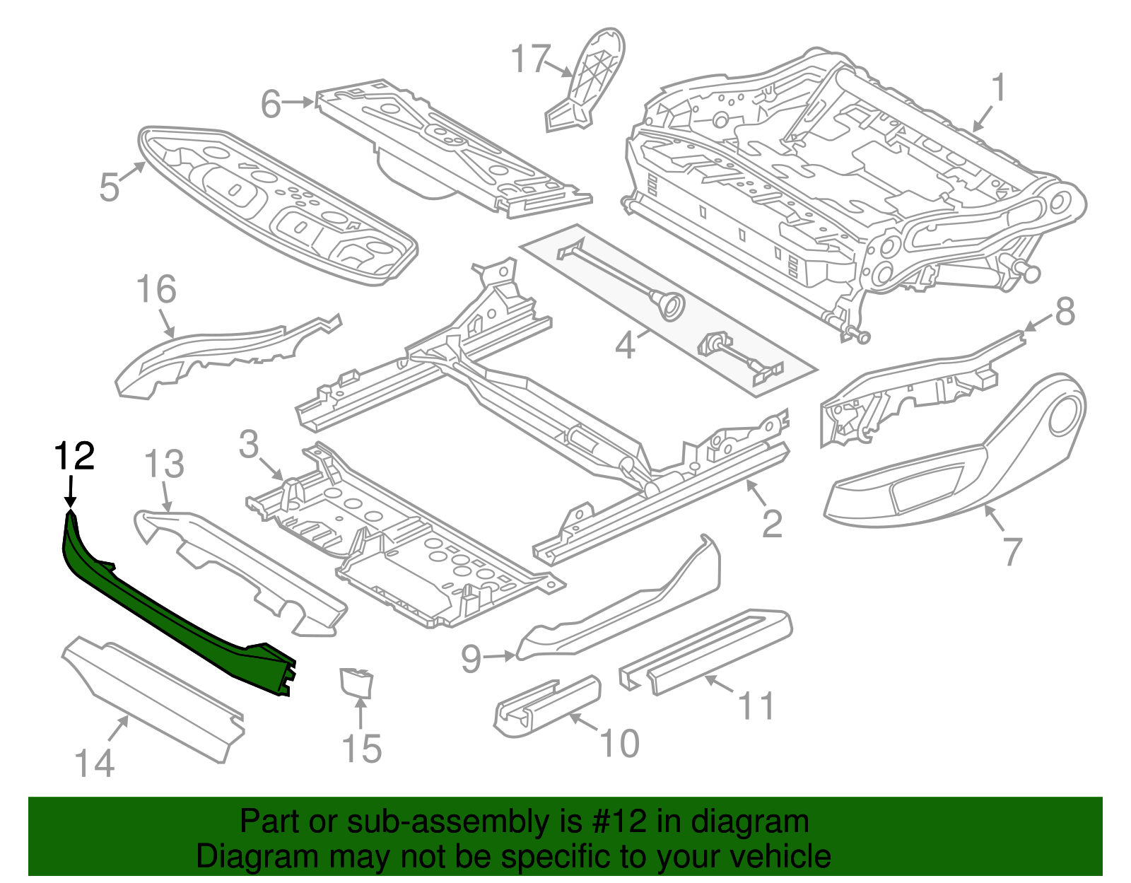 Trim Cover - BMW (52-10-7-231-194)
