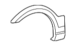 2C6Z16038AAA - Body: Wheel Opening Molding for Lincoln: Blackwood Image