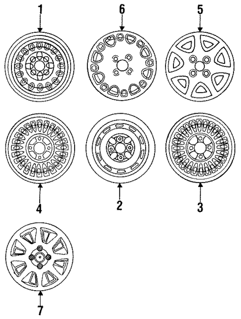 Wheels for 1992 Mercury Topaz #0