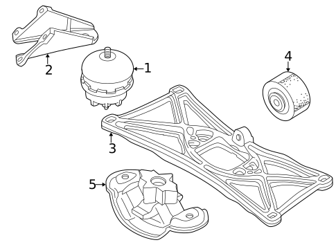 Engine & Trans Mounting for 2003 Jaguar XJR #0