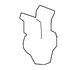 91503SS0003 - Body: Hood Prop Rod Retainer for Honda: Accord, Civic, Clarity, Fit, HR-V, Odyssey, Prelude, S2000 Image