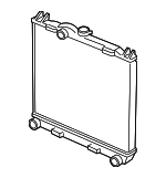 55056506AE - Cooling System: Radiator for Mitsubishi Image