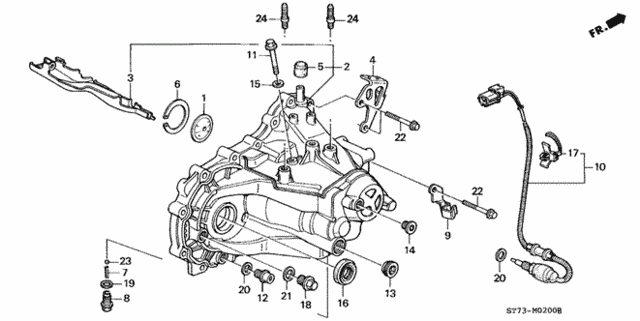 MT Transmission Housing for 1997 Acura Integra #0