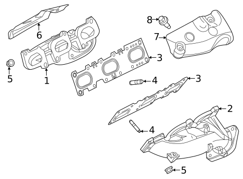 Exhaust Manifold for 2013 Ford Mustang #0