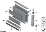 17118482622 - Radiator: Radiator for BMW Image