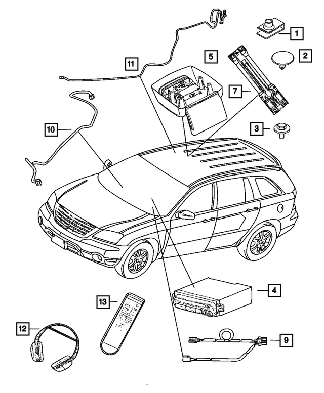 « 5094031AF – Instrument Panel and Radios and Consoles : Chang Dvd pour Mopar Image »