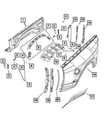 68661972AA - Body Sheet Metal Except Doors: Box Side Inner Panel, Right for Ram: 3500 Image