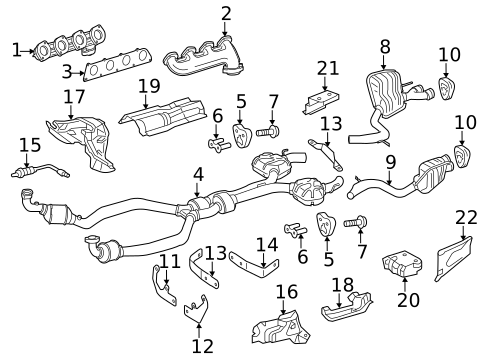 Exhaust Manifold for 2009 Mercedes-Benz SL63 AMG #0