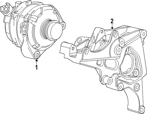 Alternator for 2025 Cadillac Escalade ESV #2