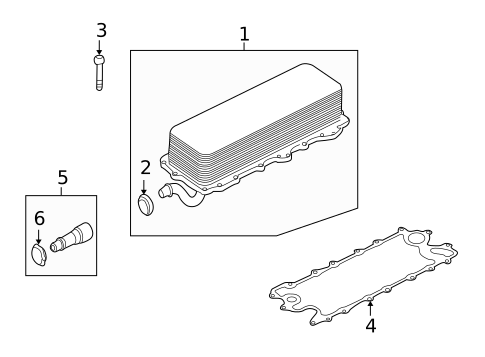 Engine Oil Cooler for 2012 Jaguar XKR-S #0