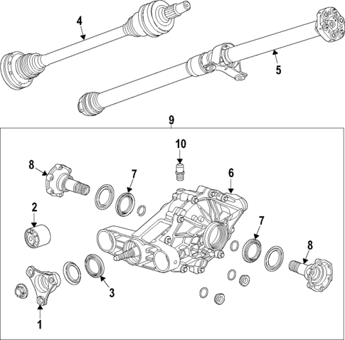 Rear Axle for 2024 Cadillac CT4 #0