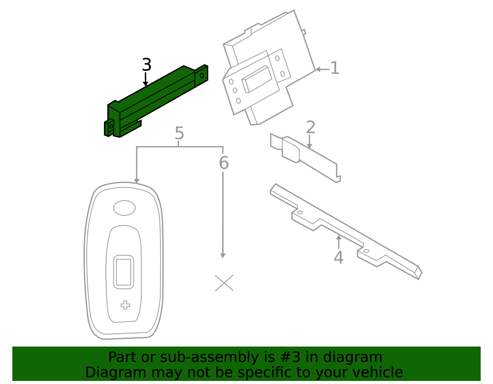 285E7-6XJ0A - Keyless Entry Antenna - 2021-2026 Nissan | Nissan OEM ...