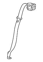 19169208 - : Light Neutral Rear Seat Belt with Retractor for Chevrolet: Cobalt Image