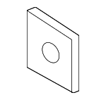 87373G2000 - Body: Base Pad for Hyundai: Ioniq Image