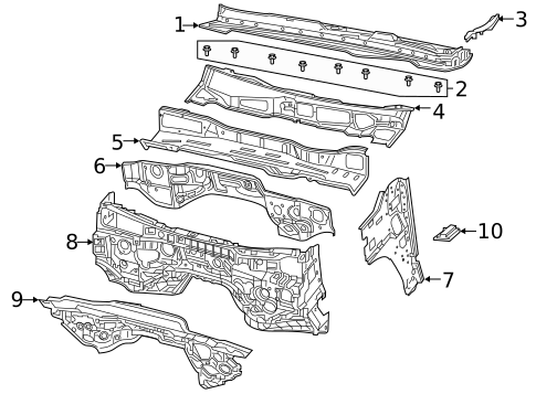 Cowl for 2020 Ram 1500 #1
