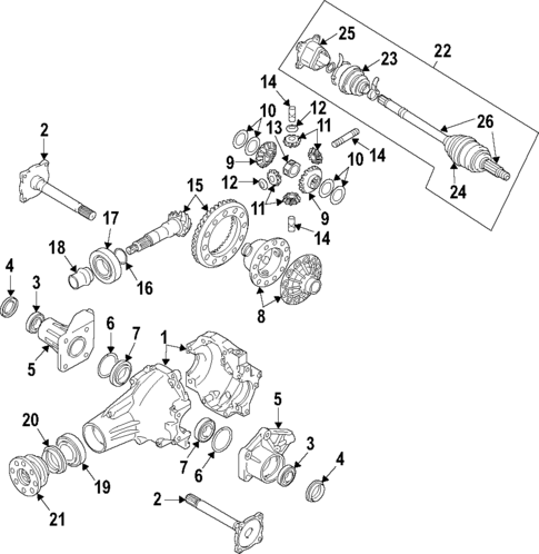 Drive Axles for 2010 Suzuki Grand Vitara #0