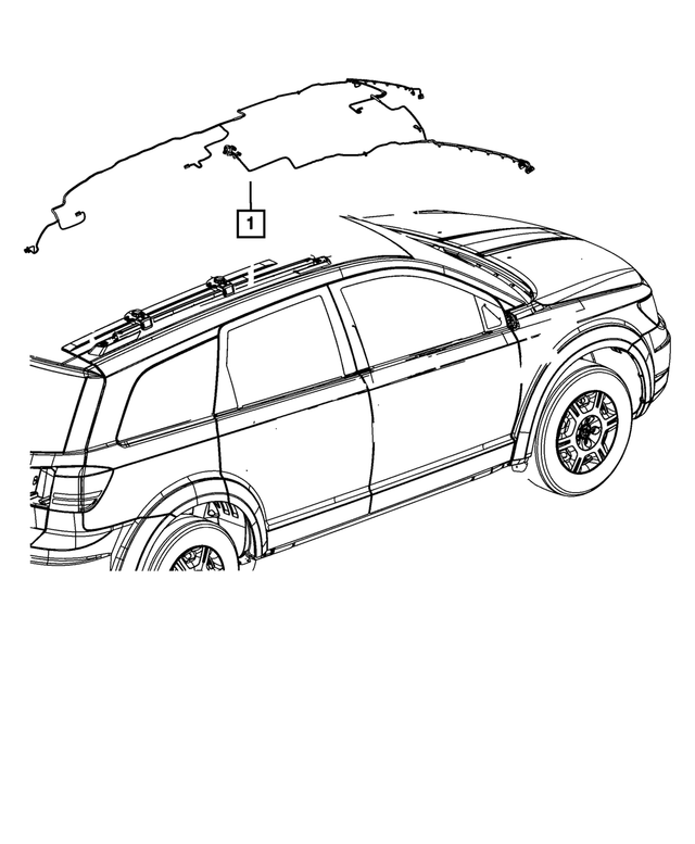 68080170AE - Electrical: Header Wiring for Mopar Image