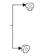 BCKA50345 - Body: Distance Sensor Nut for Mazda: 3, CX-30, CX-50, MX-30 EV, MX-5 Miata Image