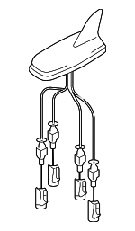 8E5035503LGRU - Electrical: Antenna for Audi Image