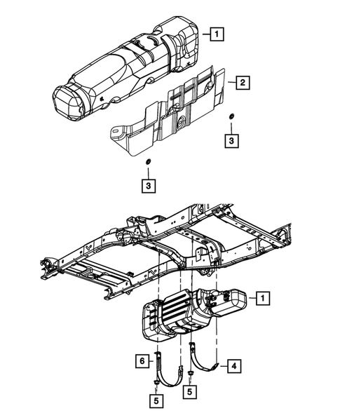Fuel Tank for 2012 Ram 1500 #0