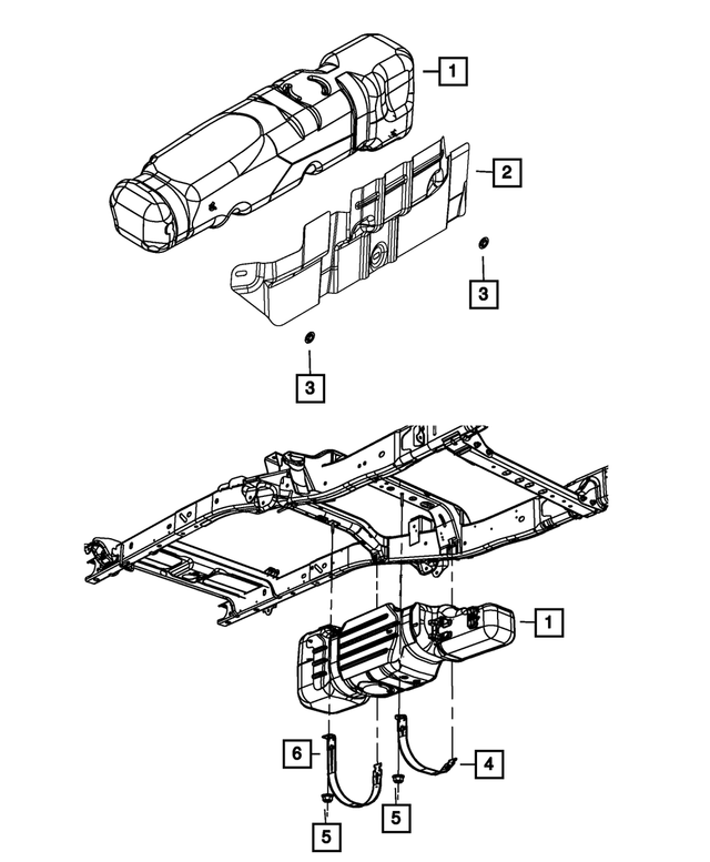 68242021AC - Fuel: Fuel Tank for Mopar Image image