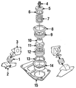 MHG7566AA - : Trans Mount for Jaguar: XJS Image