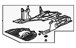 74110T20A00 - : Under-Body Shield for Honda: Civic Image