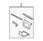 1K2A161A1X - HVAC: Damper for Kia: Sephia, Spectra Image