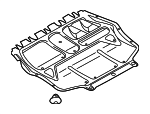 1K0825235AE - Body: Splash Shield for Volkswagen: Golf, Golf R, GTI, Jetta, R32, Rabbit Image
