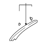 25766607 - Body: Windshield Pillar Trim for Pontiac: Bonneville Image